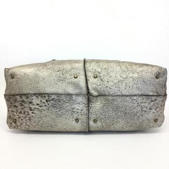 Chloe Paddington Medium Shoulder Bag Leather Silver Gold Brown - Picture 7 of 13